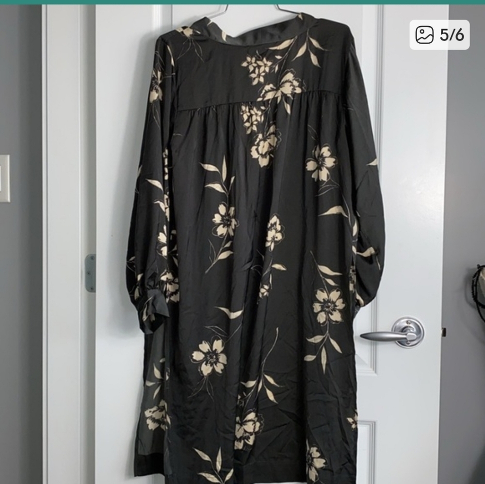 Saltwater LUXE Black Floral Cardigan S - Picture 7 of 8